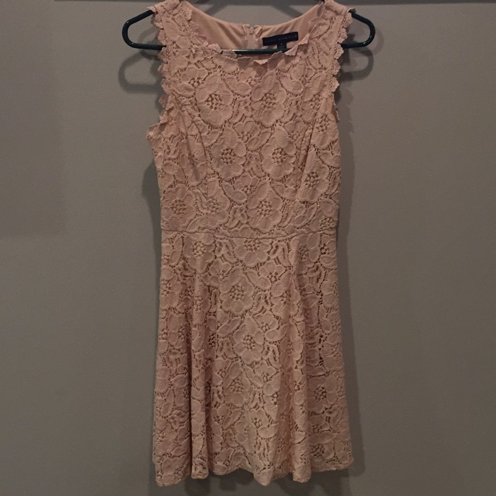 Blush pink bridesmaid dress